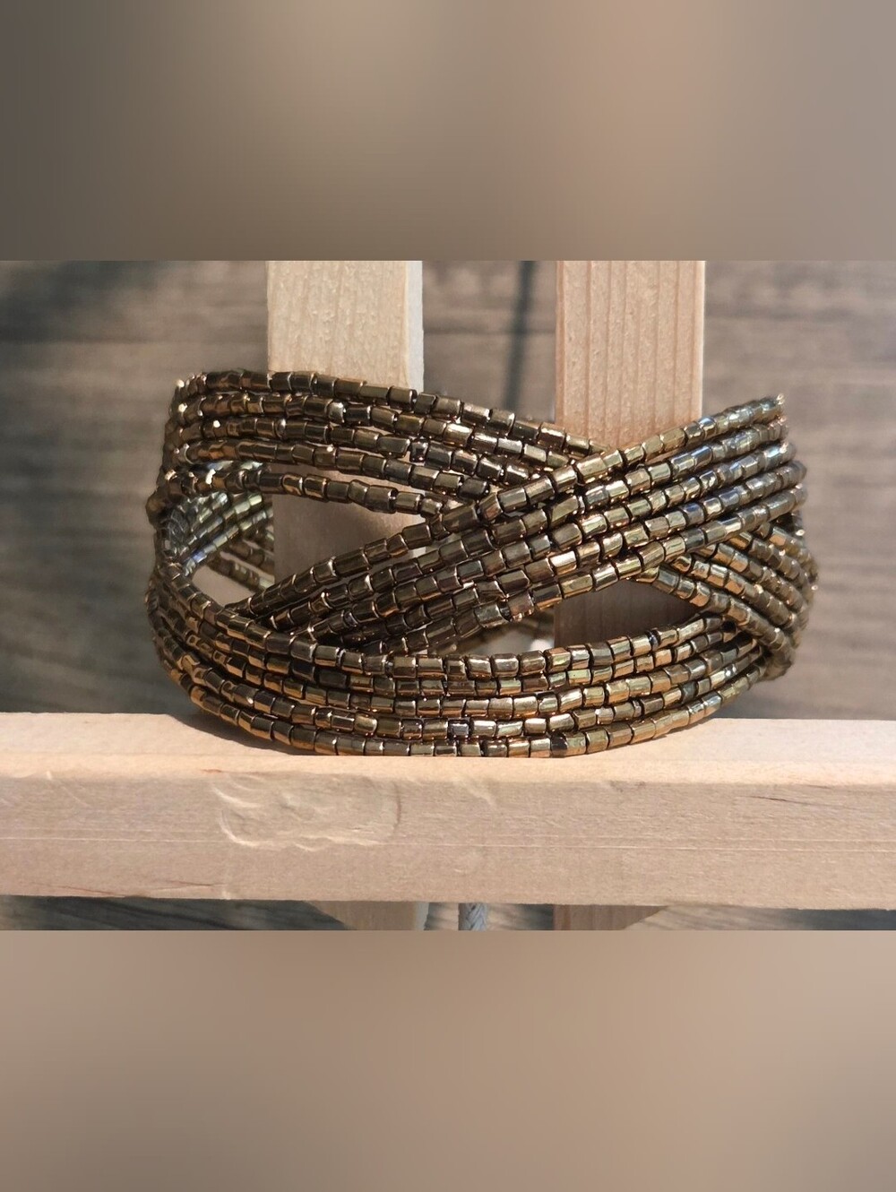 Hematite Beaded Multi-Strand Wrap Bracelet